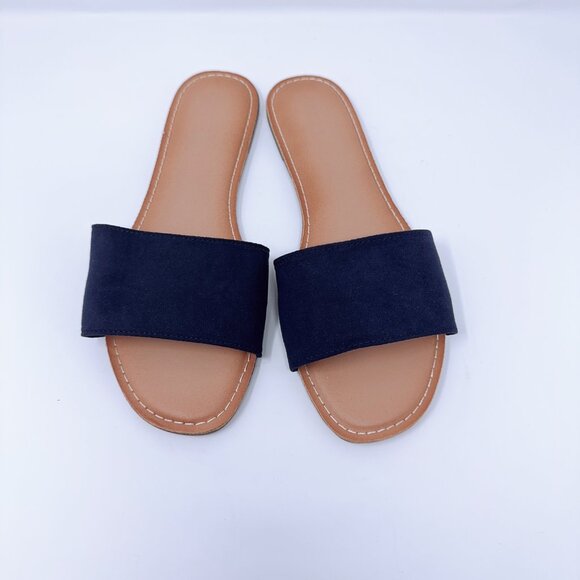 💙Old Navy Dark Blue Slide Sandals (Size 9.5) NWOT💙 - Picture 3 of 4